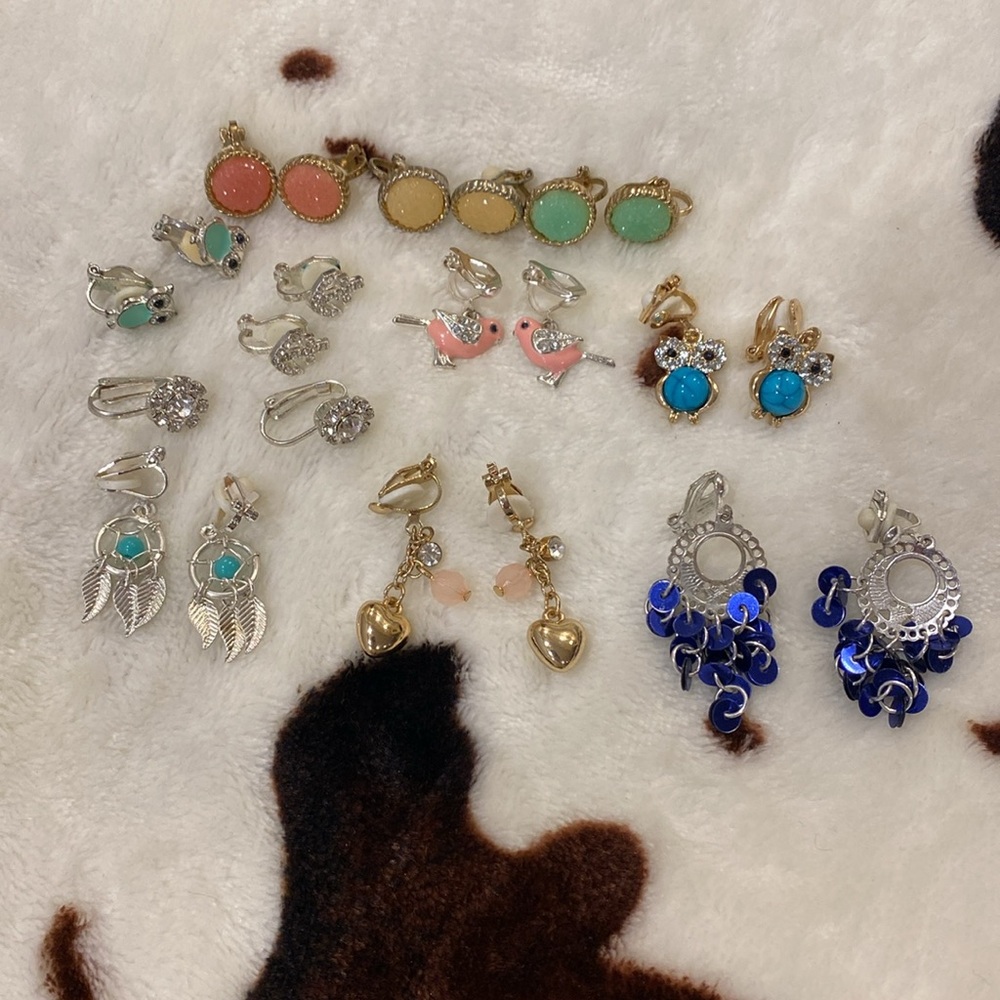Clip on Earrings Set